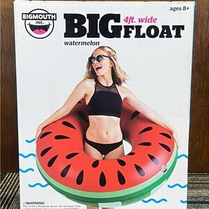 Watermelon Pool Float - Red and Green